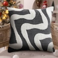 thumbnail image 4 of Qocolhg Christmas Decorations Outdoor Indoor, Snowflake Velvet Pillowcase Office Sofa Plush Pillowcase Geometric Cushion Cover Home Bedside Pillowcase, on Sale Clearance!, 4 of 6