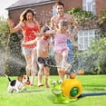 thumbnail image 6 of 2-in-1 Water Sprinkler Baseball Set for Adults, Attaches to Garden Hose with Bat and Balls, Rotating Spray Nozzle for Backyard Lawn Pool Party, Outdoor Summer Activity, 6 of 7