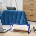 thumbnail image 2 of Lksixu Pencil Case Durable Pencil Pouch Transparent Triangular Pencil Case Stationery Storage Bag Student Large Capacity Zipper Storage Bag Stationery Organizer Travel Cosmetic Storage Bag, 2 of 5