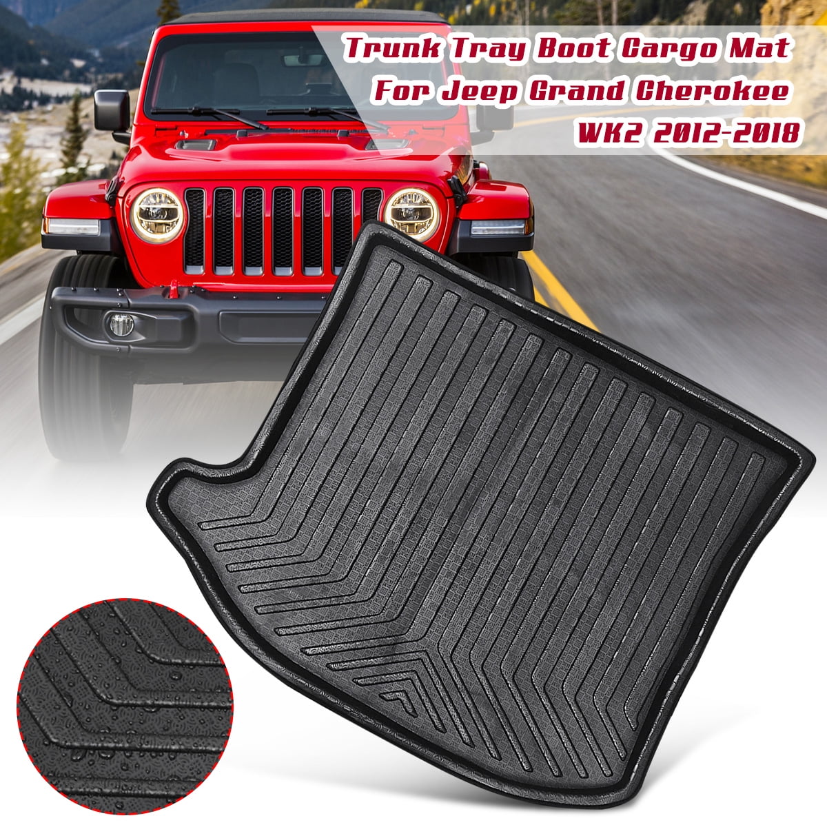 Car Truck Floor Mats Carpets For Jeep Compass 2018 Black Car