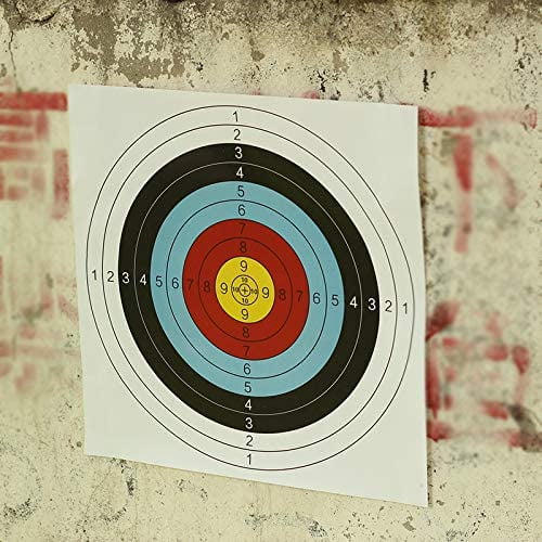 30Pcs Archery Paper Targets 16 x 16 inch Arrow Targets Shooting Accessories Ideal for Match and Daily Practice Use Outdoor Shooting Practice 