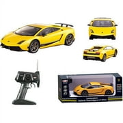 Lamborghini RC Cars Lambo Gallardo Sport Racing Toy Car for Kids 4-7 Years Birthday Gift, Yellow