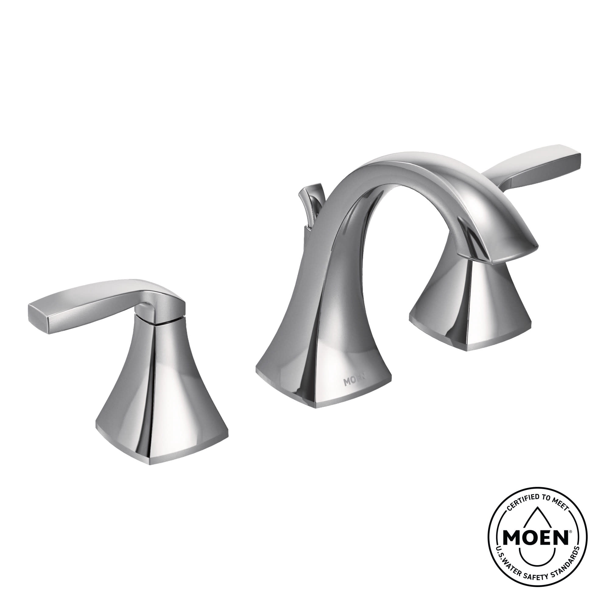 Moen Voss Brushed Gold Two-Handle Bathroom Faucet