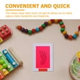 thumbnail image 3 of GAXIRE 1 Set Red Ink Pad For Footprint Recording Ideal For Home Users Kindergartens, 3 of 8