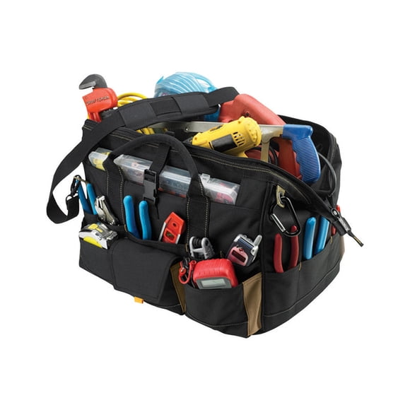 Bolsa de poliéster CLC de 37 bolsillos con bandeja de plástico de 28 x 28 cm