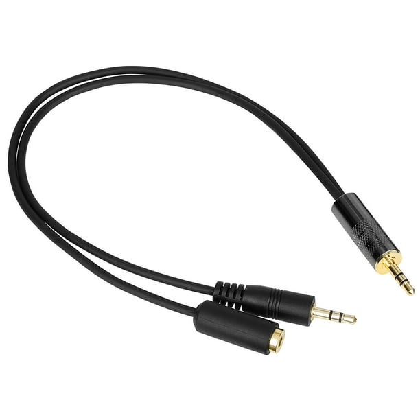 Movo MVRC300 3.5mm Male Linein to Male Microphone Attenuator Cable