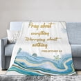 thumbnail image 2 of Yibo Christian Gift Blanket Sea Religious Gift With Bible Scripture Birthday Gift For Women Mother Aunt Friend Sisters, 2 of 5