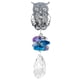 thumbnail image 3 of Crystalline Suncatcher Window Hanging, Crystal Balls Chain Strap Ornament, Colorful Garden Home Christmas Party Wedding Decor, Large Faceted Crystals, LED Lighted Crystals, 12 Inches, 3 of 8