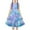 Blue-28, variant on Ugoldhm Girls Casual Dresses Sleeveless Boho Dress Breathable Cute Print A-Line Dress Summer Outfits Size 4-14