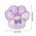 thumbnail image 2 of Handmade Taba Silicone Toys Cute Cat Squeezing Toys for Stress tense emotions Cat Toys Toys for Stress for Anxiety&Relaxation|Desk Accessory for Adults Silicone 6 Cm Games Sausage Rot, 2 of 5
