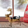thumbnail image 1 of Christmas Reindeer Wine Bottle Holder, Reindeer and Sleigh Wine Rack Display Stand, Creative Deer Shaped Tabletop Wine Bottle Holder, Table Top and Counter Wine Rack for Christmas Home Decor (ELK), 1 of 6