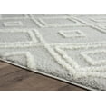 thumbnail image 5 of United Weavers Queensland Kahlil Geometric Shag Runner Rug, Grey, 2'7" X 7'2", 5 of 6