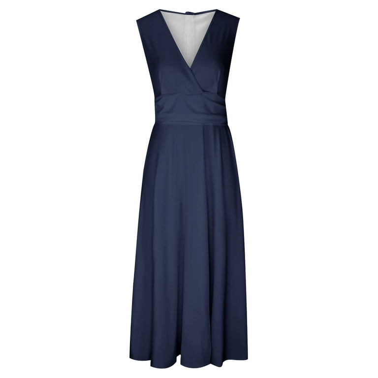 Toga Dress for Women,Women's Spring/Summer Sleeveless Solid Color V-Neck Wrapped Chest Long Dress,Women's Gown Dress Halter Cocktail Dress Bridesmaid Long Dresses. - Walmart.com Toga Dress for Women,Women's Spring/Summer Sleeveless Solid Color V-Neck Wrapped Chest Long Dress,Women's Gown Dress Halter Cocktail Dress Bridesmaid Long Dresses. - Walmart.com