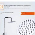 thumbnail image 5 of Rustproof Pressurized Shower Head Durable Silica Gel Anti-blocking Bathroom Shower, 5 of 5