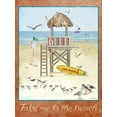 thumbnail image 2 of Phillips, Anita 15x18 White Modern Wood Framed Museum Art Print Titled - To the Beach, 2 of 4