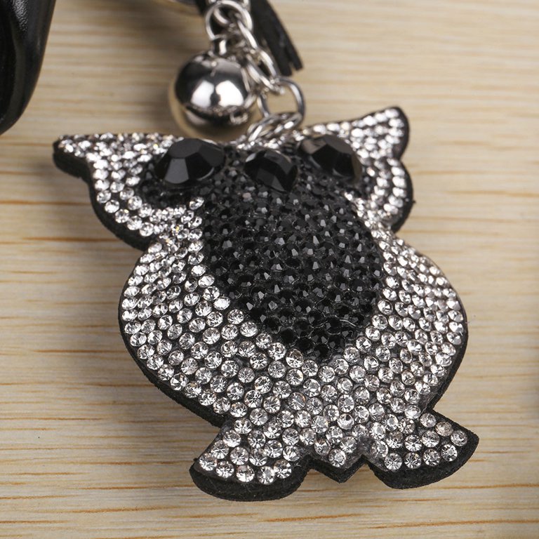 6 PCS Diamond Art Keyring Owl Double Sided Diamond Painting Art Keychain  Pendant