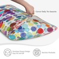 thumbnail image 5 of Bingfone Colorful Watercolor Dots Printed Pillowcase 20x36 inches - Standard Pillow Cases with Envelope Closure,Gifts for Women Men, 5 of 9