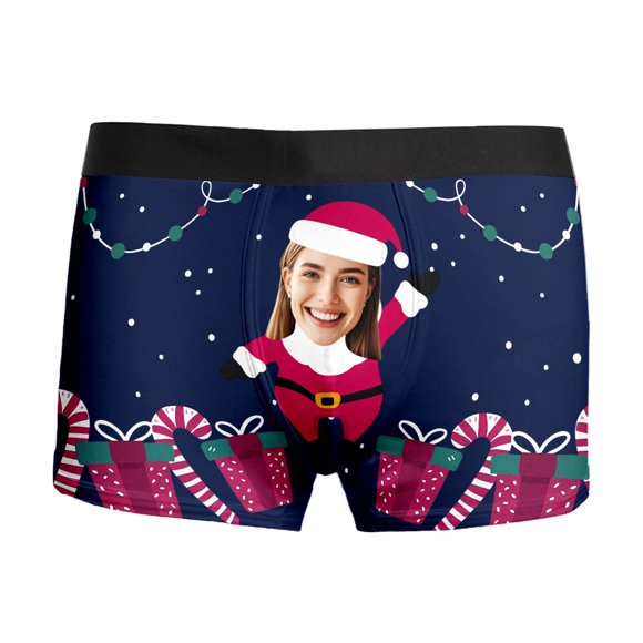 Mens Testicle Support Underwear 9 10 Quick Y Underwear Men Apparel Lift for Men Novelty Print Comfortable Holiday Briefs Soft Breathable Fabric For Everyday Wear And Festive Blue L