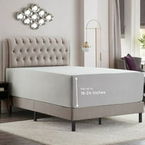 Empyrean Microfiber Fitted Sheet, Extra Deep 18"-21" Pocket, King, Silver Light Gray