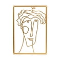 thumbnail image 1 of Estilo nórdico Arte de la pared Decoración de metal Figuras minimalistas femeninas abstractas Líne del hierro Decoración de la pared para el Estilo A Sunnimix Artes de la pared, 1 of 8