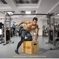 thumbnail image 3 of Yes4All Wooden Plyo Box, Holds Up to 450lbs, Versatile Plyometric Jump Box for Home Gym and Outdoor Workouts (16"x14"x12", Natural Wood), 3 of 7