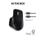 thumbnail image 6 of Logitech MX Master 3S for Mac Performance Wireless Mouse, Space Gray, Space Gray, 6 of 12