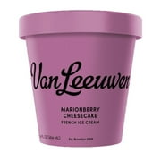 Van Leeuwen Artisan French Marionberry Cheesecake Flavored Ice Cream, Shellfish-Free, 14 oz 1 Count