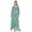 Sea Green, variant on Moomaya Hooded Caftan For Women's Long Printed Bikini Cover Up Summer Turkish Beachwear-8154