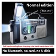 thumbnail image 3 of Emerncy Hand Crank Radio, Portable Solar Powered Multi-Function Survival ar With Hand Crank nerator, LED Lighting For Disaster Preparedness And Outdoor Use ,Handy Bright, 3 of 3