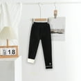 thumbnail image 5 of Posijego Toddler Girls Fleece Lined Leggings Warm Cotton Thick Basic Full Length Bottom Tights Pants for Kids, 5 of 7