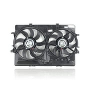 audi q3 dual radiator and condenser fan assembly