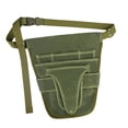 thumbnail image 4 of Handy Garden Tool Belt, Canvas Small Tool Belt Pouch Gardening Tools belt Tool Storage for Gardening Craftsmen Carpenters Green, 4 of 7