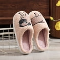 thumbnail image 6 of Plush Pug Slippers Anti Slip Fluffy Couple Slippers for Men Women Sport Supplies (40-41), 6 of 10
