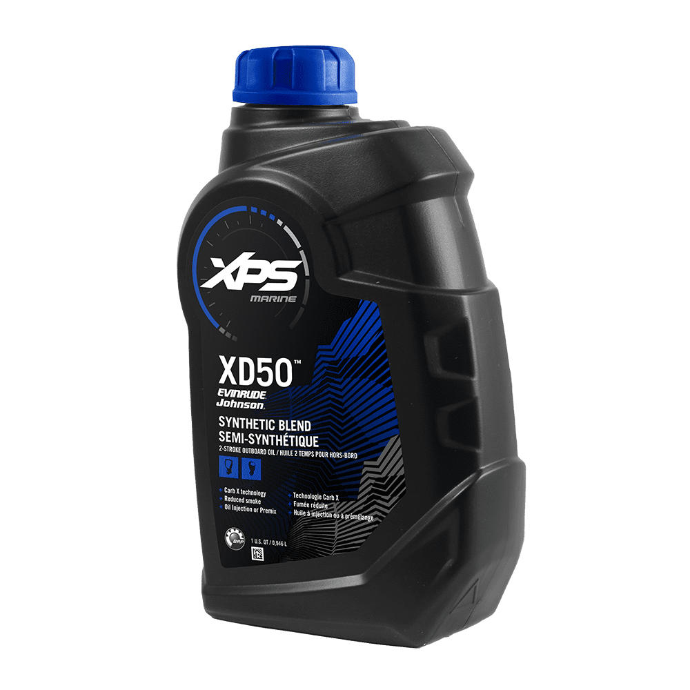 (2 pack) XPS Marine XD50 Synthetic Blend Motor Oil, 1 Quart