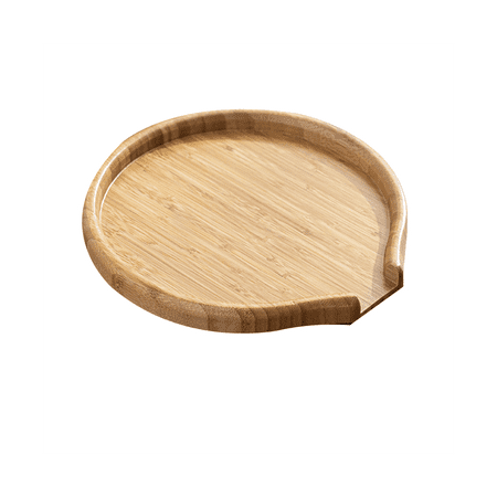 

Bamboo Round Tea Tray Tea Cake Tea Tray Tea Accessories Tea Service Plate for Tea