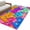 Pink, variant on Colorful Cat Area Rugs 2.7'x5', Washable Small Throw Rugs for Kitchen Bedroom, Modern Abstract Art Cartoon Indoor Outdoor Rug Non-Slip Low Pile Carpet Runner Reversible Floor Mats