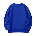 thumbnail image 3 of Abcomgle Kids Sweatshirts for Girls Oversized Solid Color Long Sleeve Girls Pullover Top Cotton Crewneck Kids Sweaters Girls Casual Fall Back To School Outfits for Teen Girls, 3 of 5
