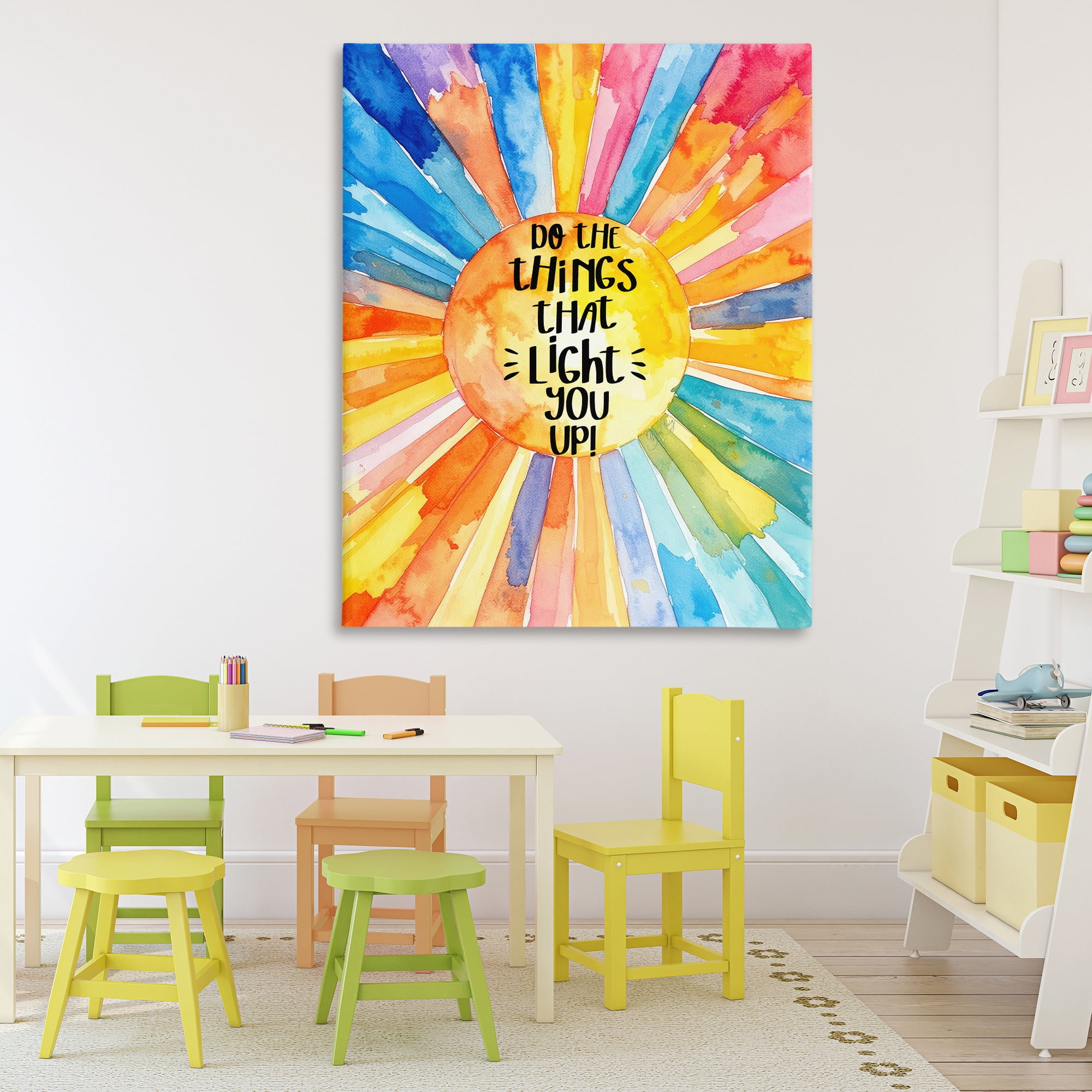 Stupell Industries Things That Light You Up Canvas Wall Art, design by Shelly Craig