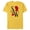 Yellow, variant on Disney Princess Snow White Initials and Silhouette - Short Sleeve Blended T-Shirt for Adults - Customized-Yellow