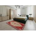 thumbnail image 4 of Ahgly Company Indoor Rectangle Traditional Red Persian Area Rugs, 3' x 5', 4 of 6