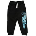 thumbnail image 4 of Marvel Avengers Iron Man Captain America Black Panther Big Boys Fleece 3 Pack Jogger Pants Toddler to Big Kid, 4 of 5