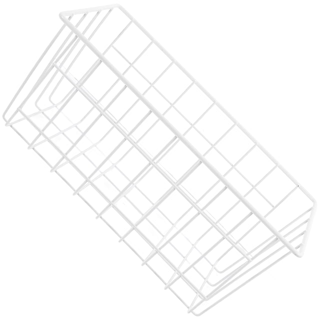 SOPOTUTU Wire Baskets for Freezer Wall-Mounted Freezer Storage Basket Iron Breathable Mesh Design Homeowners 1Set