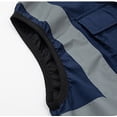 thumbnail image 6 of Yaoyar Reflective Security Safety Vests Heavy Duty with Pockets and Front Zipper Workwear Waistcoat Fishing Waistcoat Without Accessories, 6 of 7