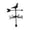 pigeon, variant on hengtong Black Wrought Iron Weathervane Art Stake Classic Ornament Wind Direction Weather cat and mouse