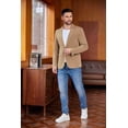 thumbnail image 4 of COOFANDY Men Suit Jackets Blazer Big and Tall Sportcoats Travel Daily Tuxedo Jacket, 4 of 9