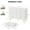 White, variant on Save Today Chic and Versatile 6-Drawer Dresser – Modern Storage Chest in Elegant White Finish with Gold Handles for Bedroom, Living Room, or Hallway Organization