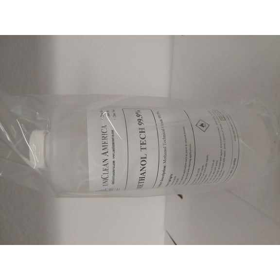 Uniclean America Methanol - Methyl Alcohol - Tech grade 99.9% puirty - Made in USA - Size 32 fl oz
