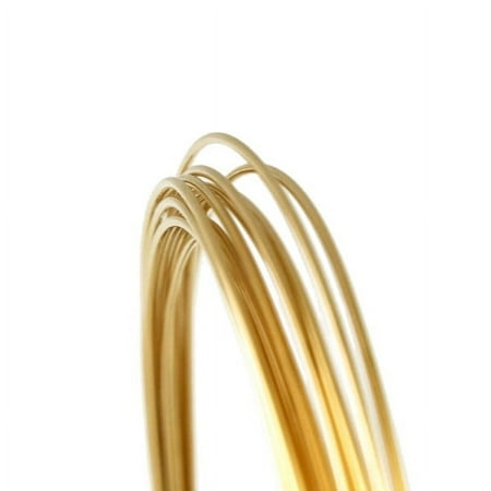 18 Gauge Round Half Hard 14/20 Gold Filled Wire 5FT