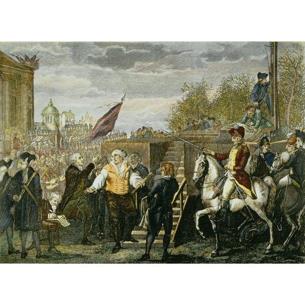 Louis Xvi Execution 1793 Nthe Execution Of King Louis Xvi Of France On Jan 21 1793 Contemporary ...