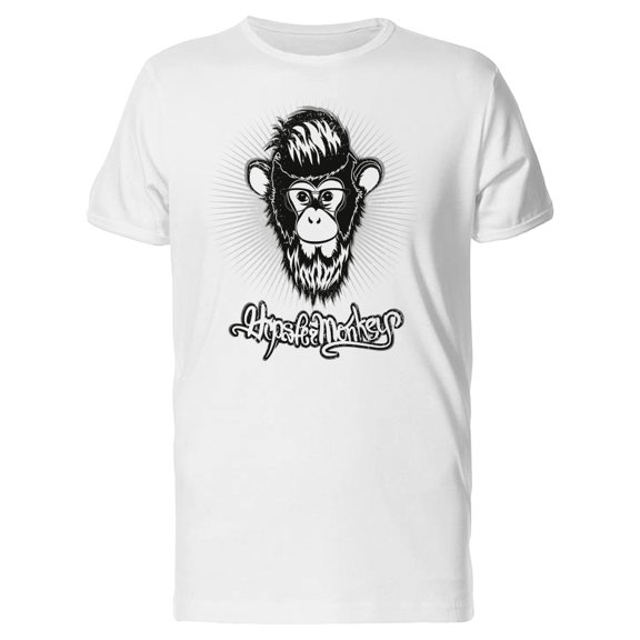 Hipster Monkey Sketch Tee Men's -Image by Shutterstock